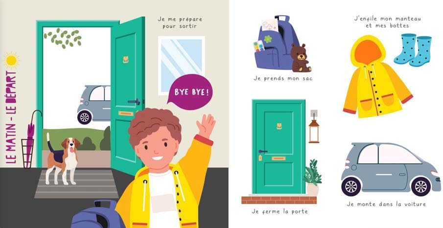 Ma Journée - By Stéphanie G. Vachon French Book | Hard Cover | 1+