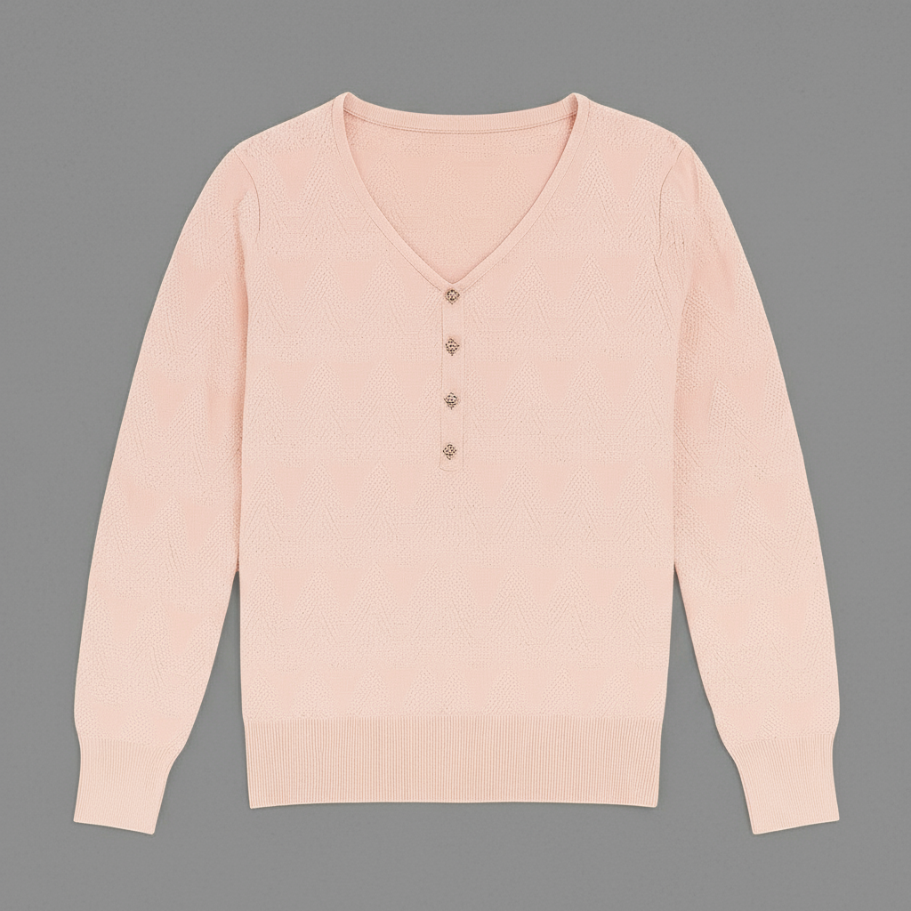 Pink Top Long Sleeve For Woman One Size
