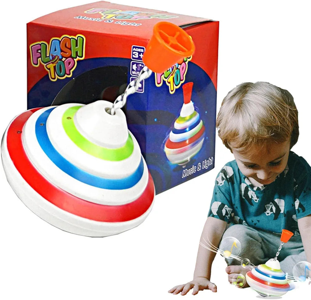 Spinning Top Toy With Music & Led | 3+