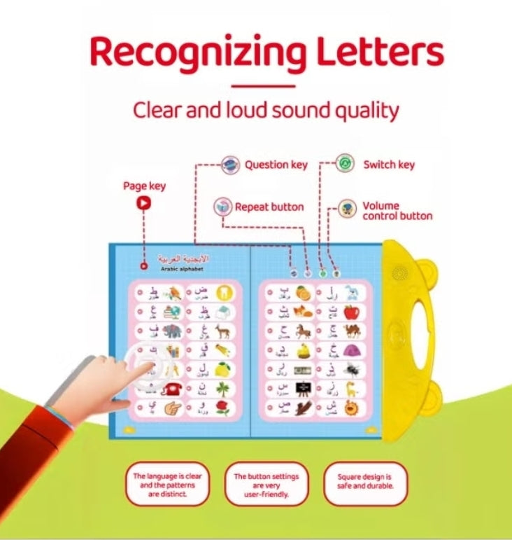 Arabic English Interactive Learning Book | 3+
