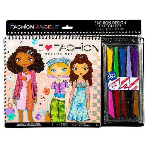 Fashion Design Sketch Set Fashion Angels