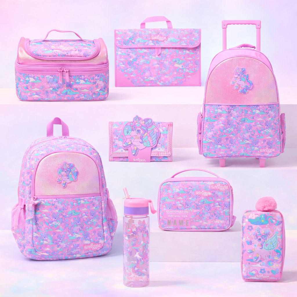 Smiggle Pink Unicorn | Build Your Own Set