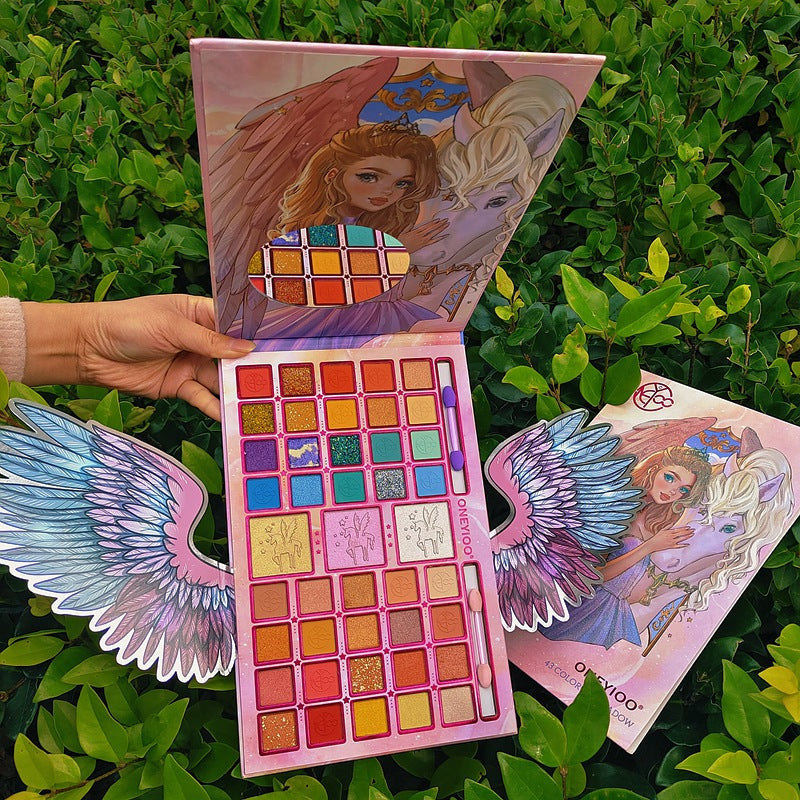43 Colors Unicorn Wings Design Matte Eyeshadow Palette