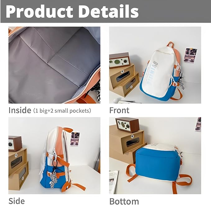 School Bag Large Capacity Multi-purpose 45cm