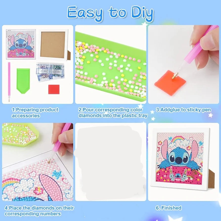 Kids DIY Diamond Painting Kits – Cute Character