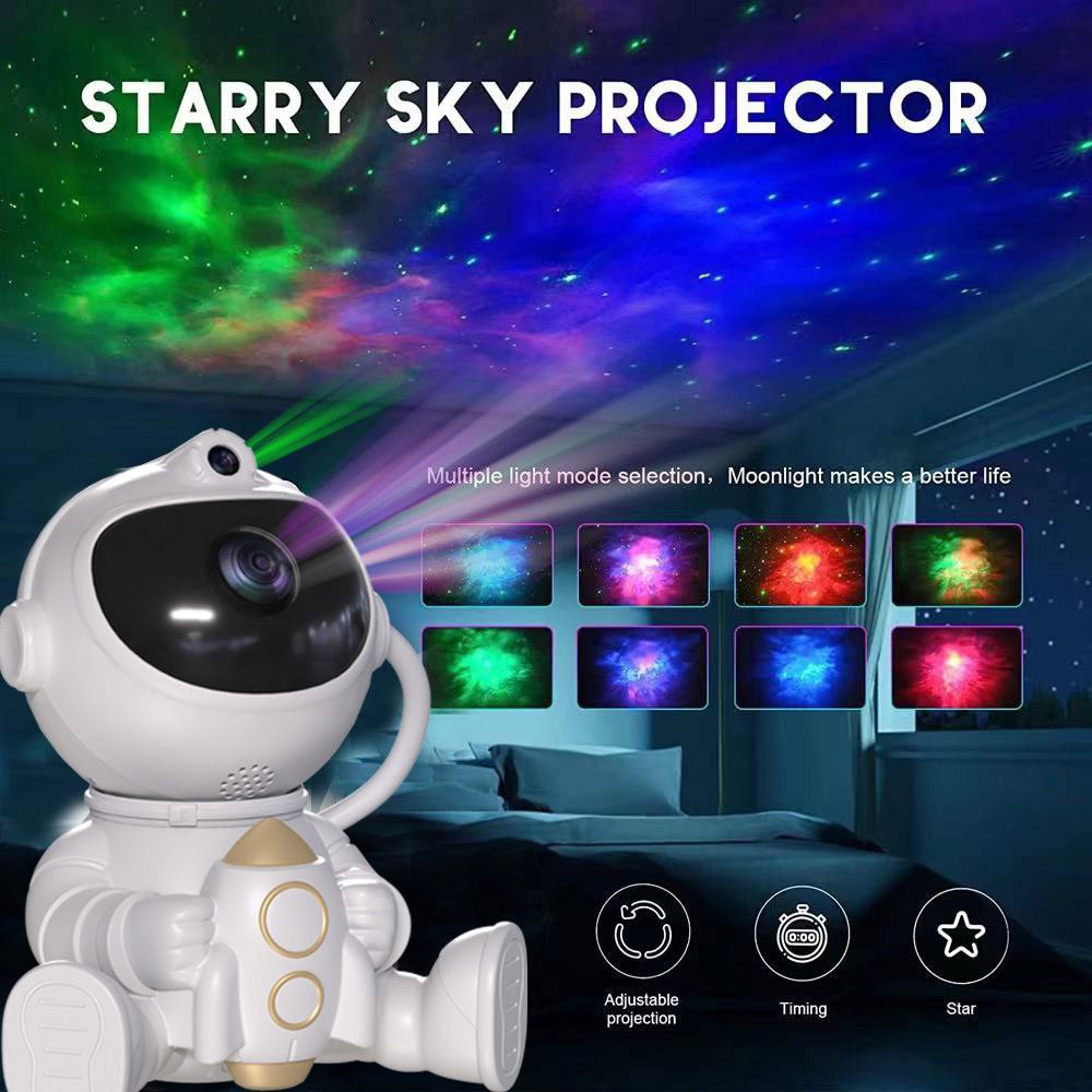 Stary Sky Astronaut Projector,Creates Peaceful Calming Atmosphere,With Various Effects