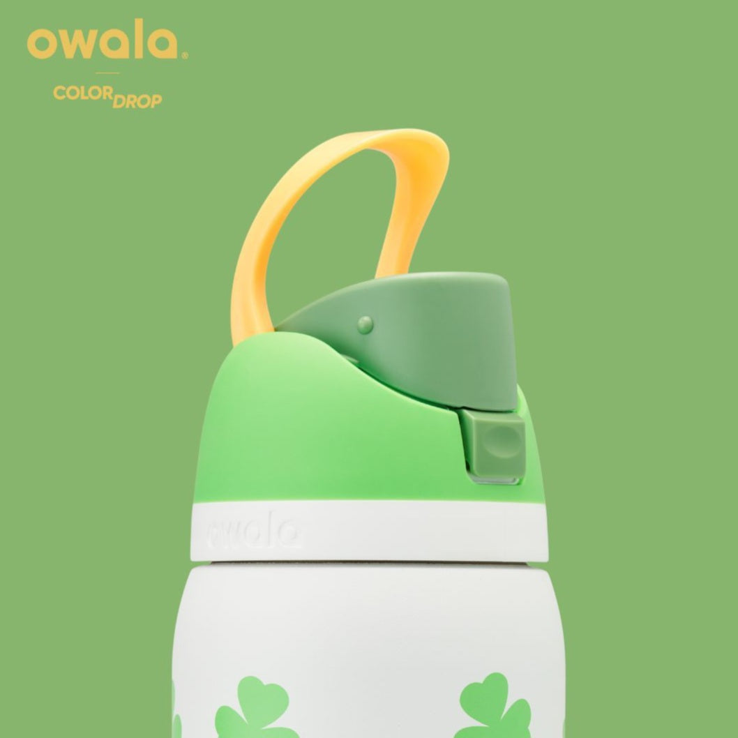 Owala Bottle Stainless Steel FreeSip Leak-proof | Clover The Rainbow | 950ml