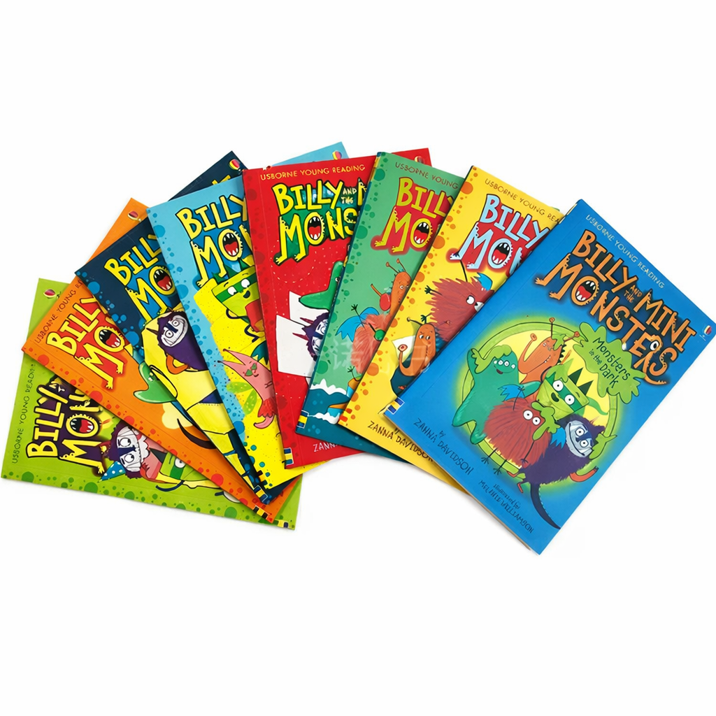 Billy And The Mini Monsters - 8 Books Set | Soft Cover | 7+