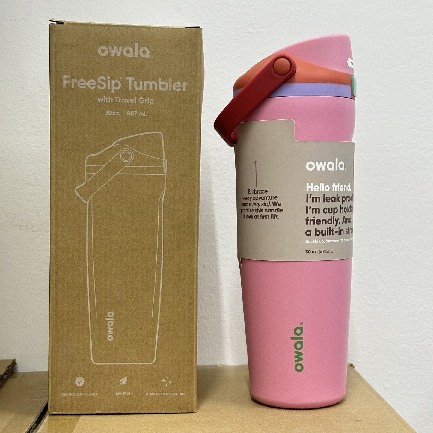 Owala Tumbler Stainless Steel Free Sip Leak-proof Sway 890ml