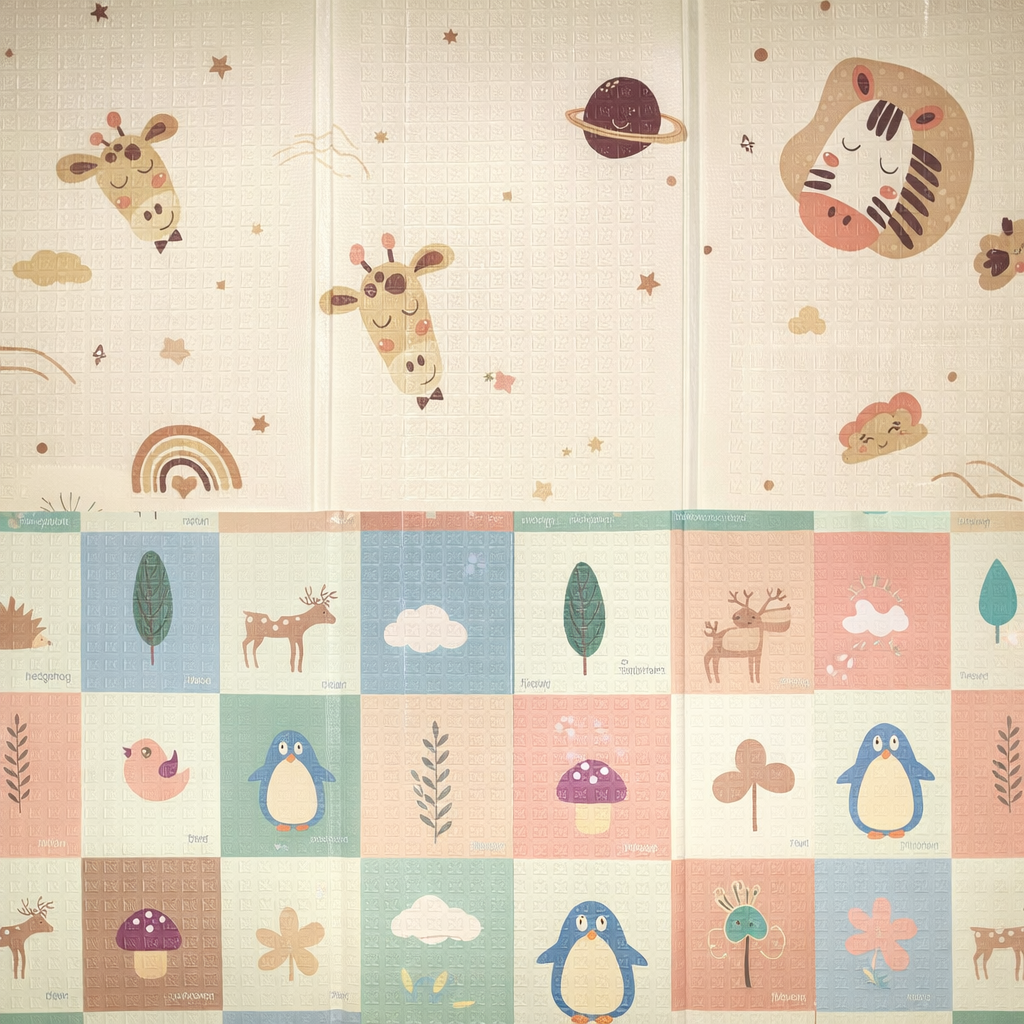 Soft Double-Sided Design Foam Play Baby Mat | 200x180x1cm | Age 0+