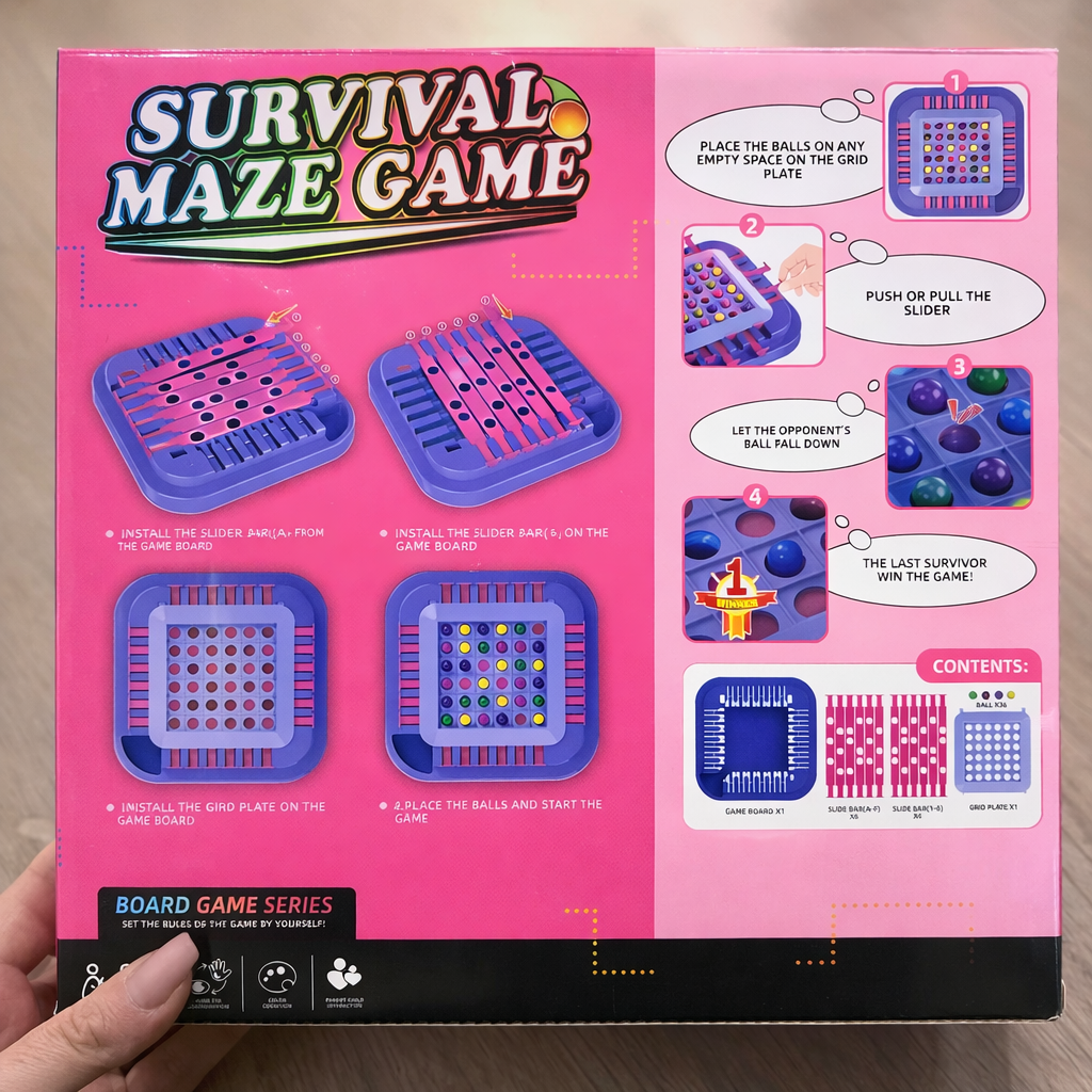 Survival Maze Game – Interactive Family Board Game | 3+