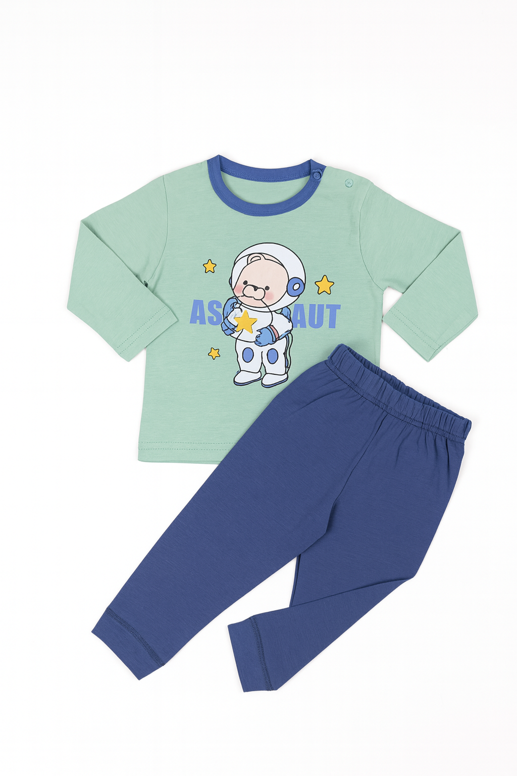 Pyjamas For Boys Astronaut Design Size 1-6y