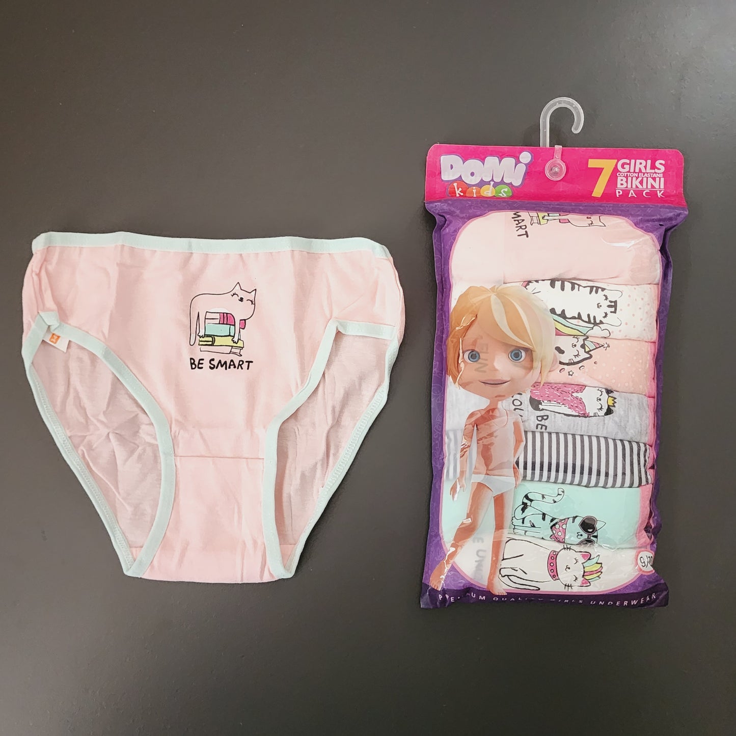 Girls Underwear 100% Cotton 3-10y 7 pcs