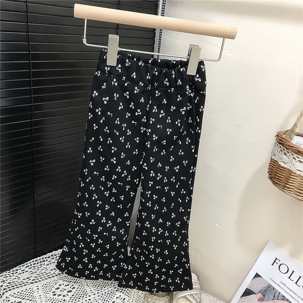 Girls Cotton Flower Set - Soft Summer Outfit (7-8Y)