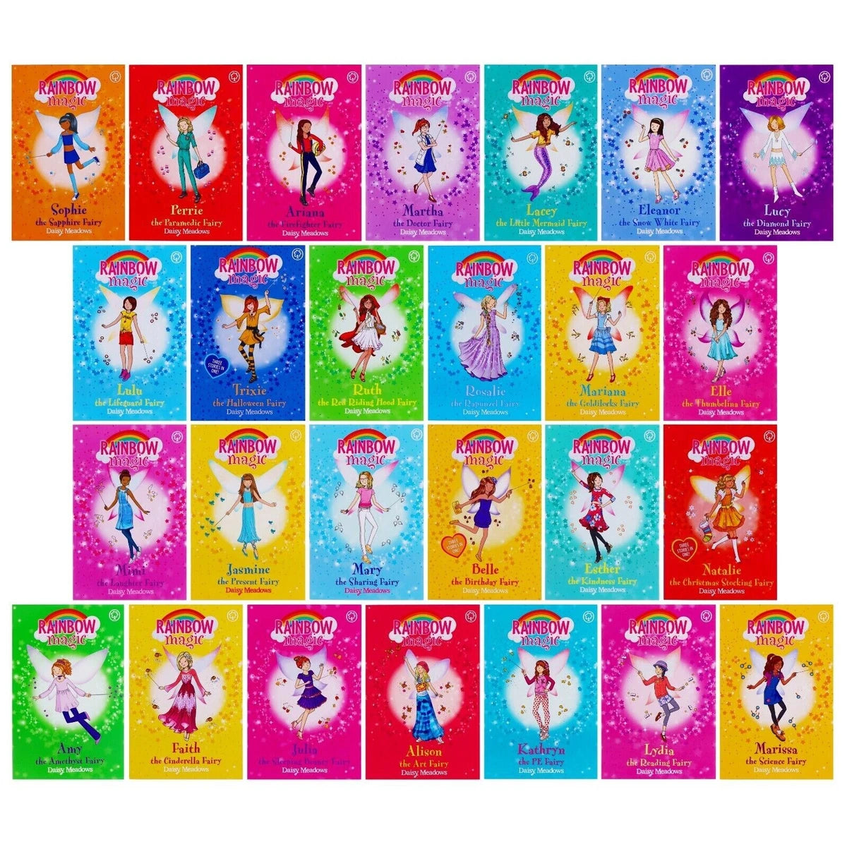 A Year of Rainbow Magic – 52-Book Fairy Collection Box Set by Daisy Meadows | 5+