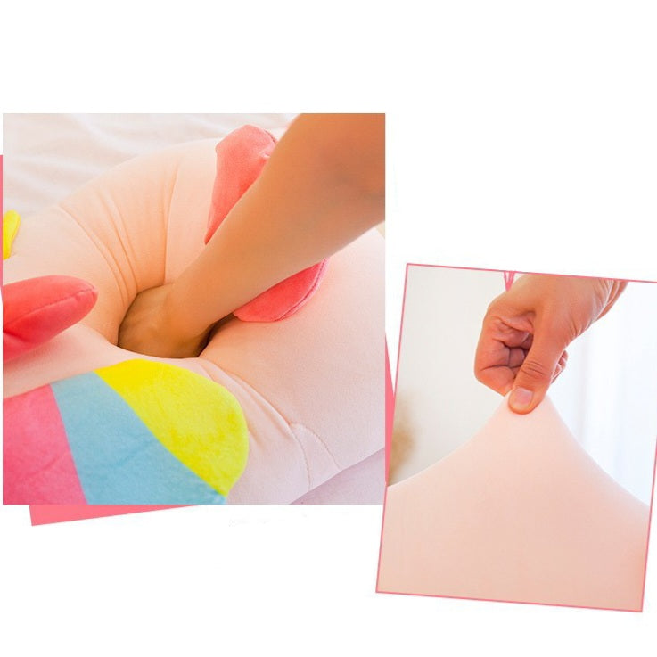 Soft Unicorn Plush Pillow – 2 Colors, 40cm & 80cm | 3+