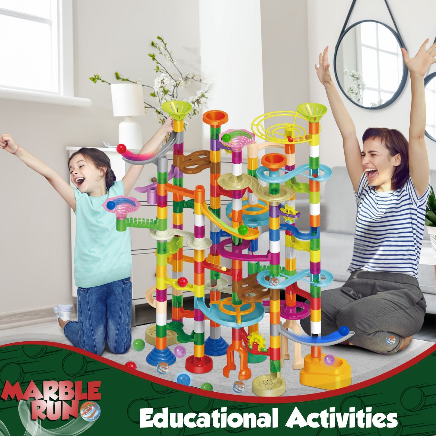 Marble Run Building Set for Kids | 150pcs | 3+