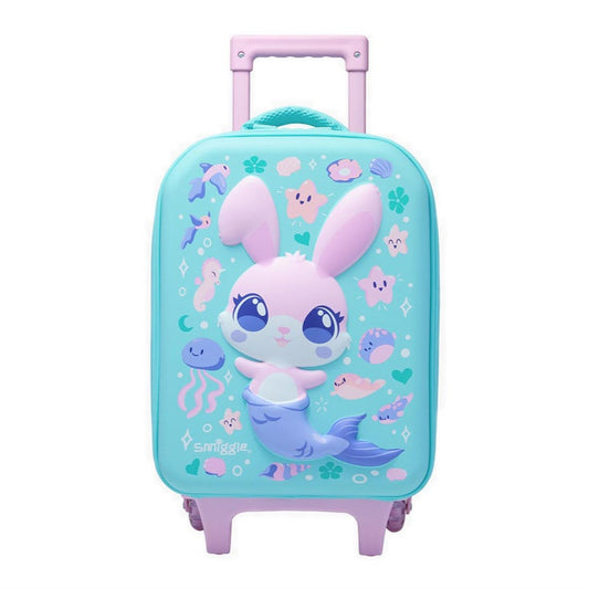 Smiggle Trolley Bag | Hardtop | Bunny Sea | 45cm