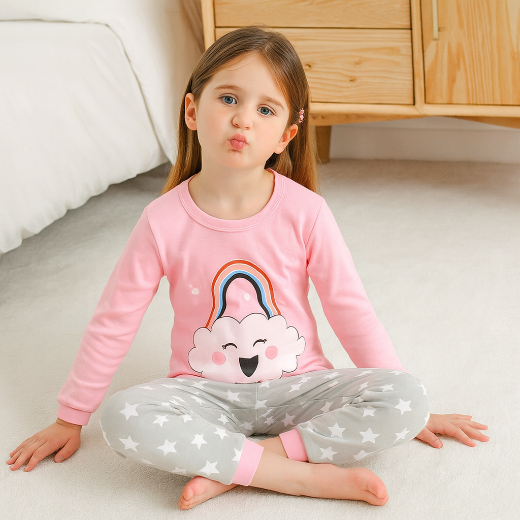 Pyjama Cotton 100% Rainbow Design | 3-14y