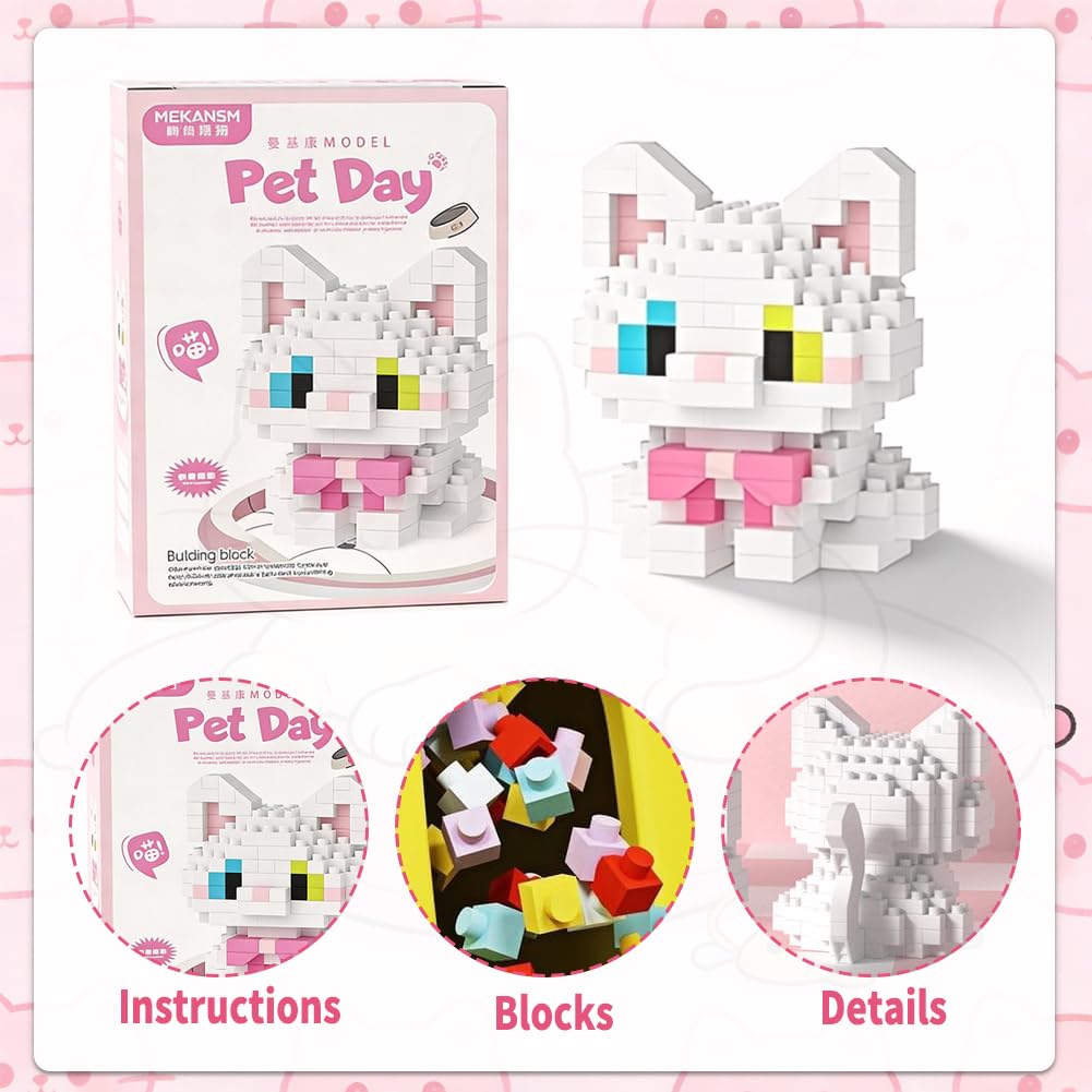 MEKANSM Mini Dog Collection – 18-Piece Building Block Collection| 8+