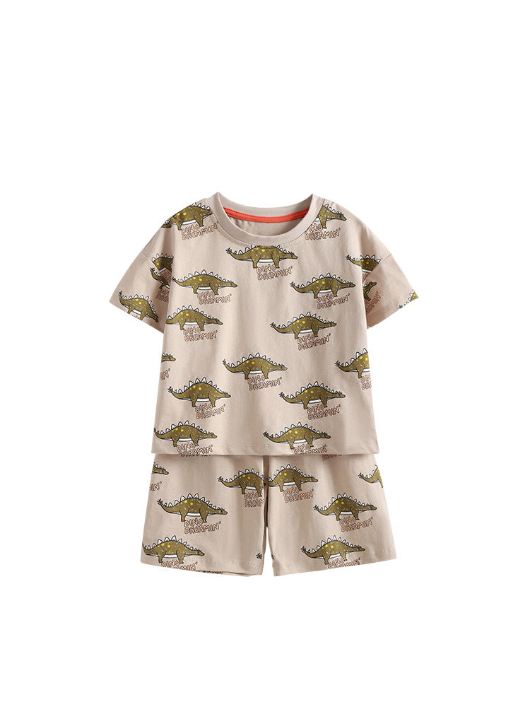 Boys Cotton Dinosaur – Soft Summer Outfit (3–10Y)