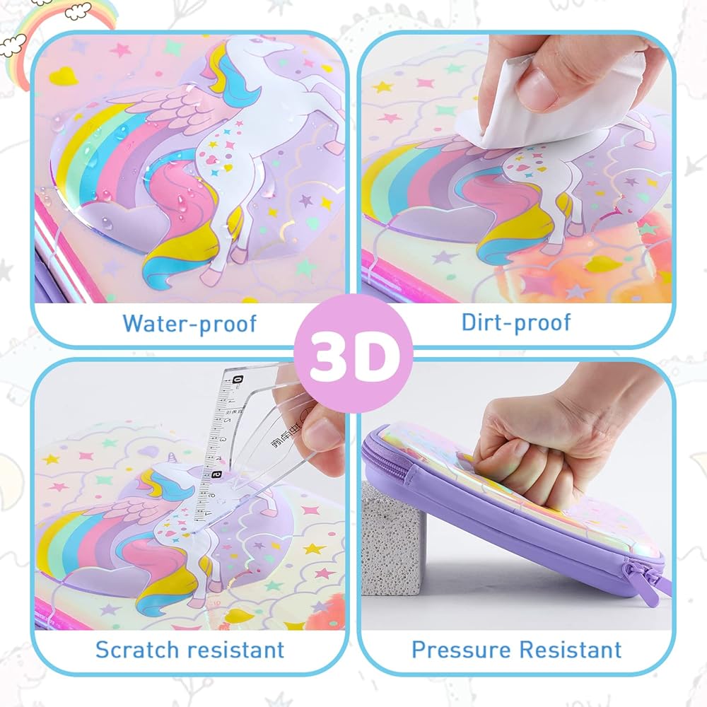 Smiggle Pencil Case | Hardtop | Unicorn