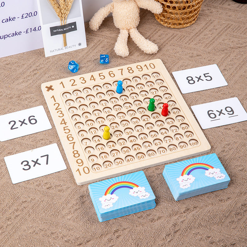 Wooden Multiplication Board Game | 36+ Months