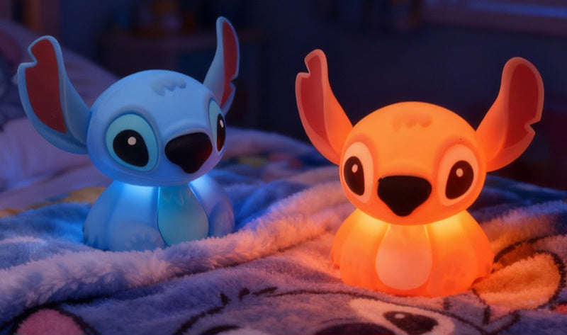 Stitch Night Light – Squishy Patting Lamp | Usb Rechargeable | 3+