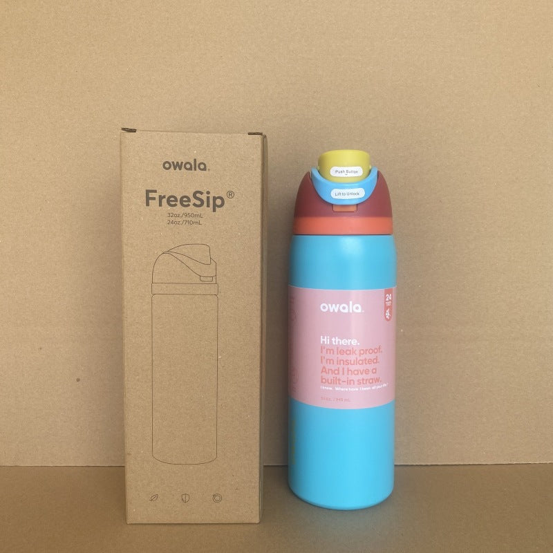 Owala Bottle Stainless Steel Free Sip Leak-proof Blue 710-950ml