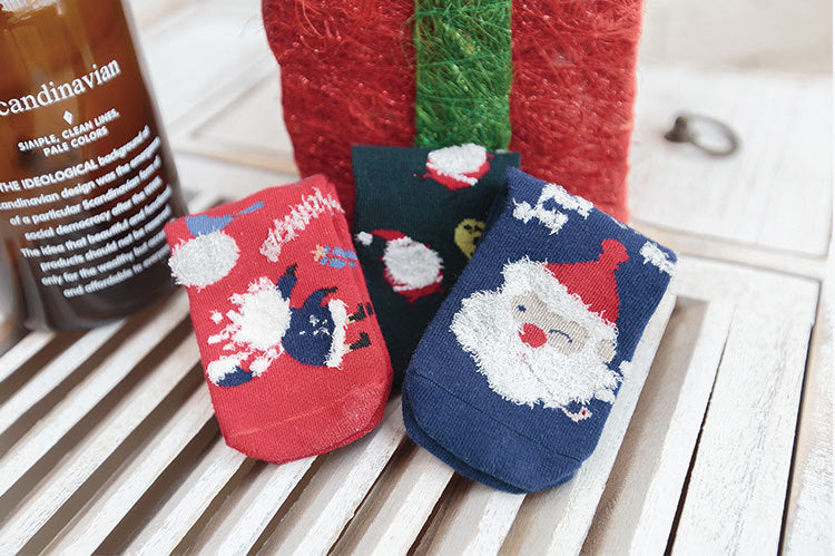 Kids’ Christmas Sock Gift Box – 3 Pairs | 3–10Y