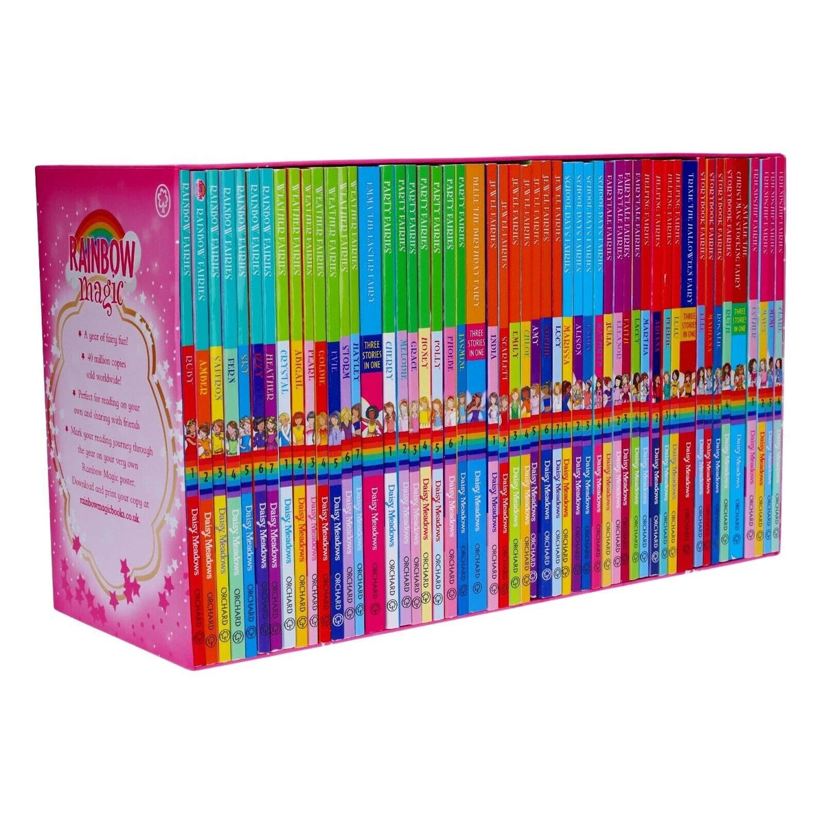 A Year of Rainbow Magic – 52-Book Fairy Collection Box Set by Daisy Meadows | 5+