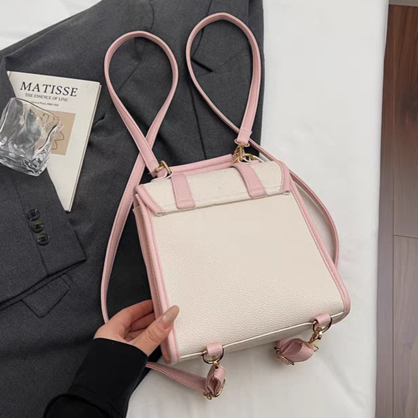 Bow Detail Mini Backpack Handbag – 20 cm