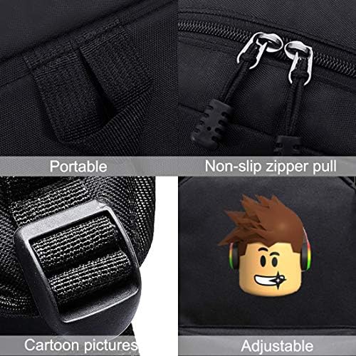 Roblox Gamer Backpack – Black & Galaxy Design | 40 cm