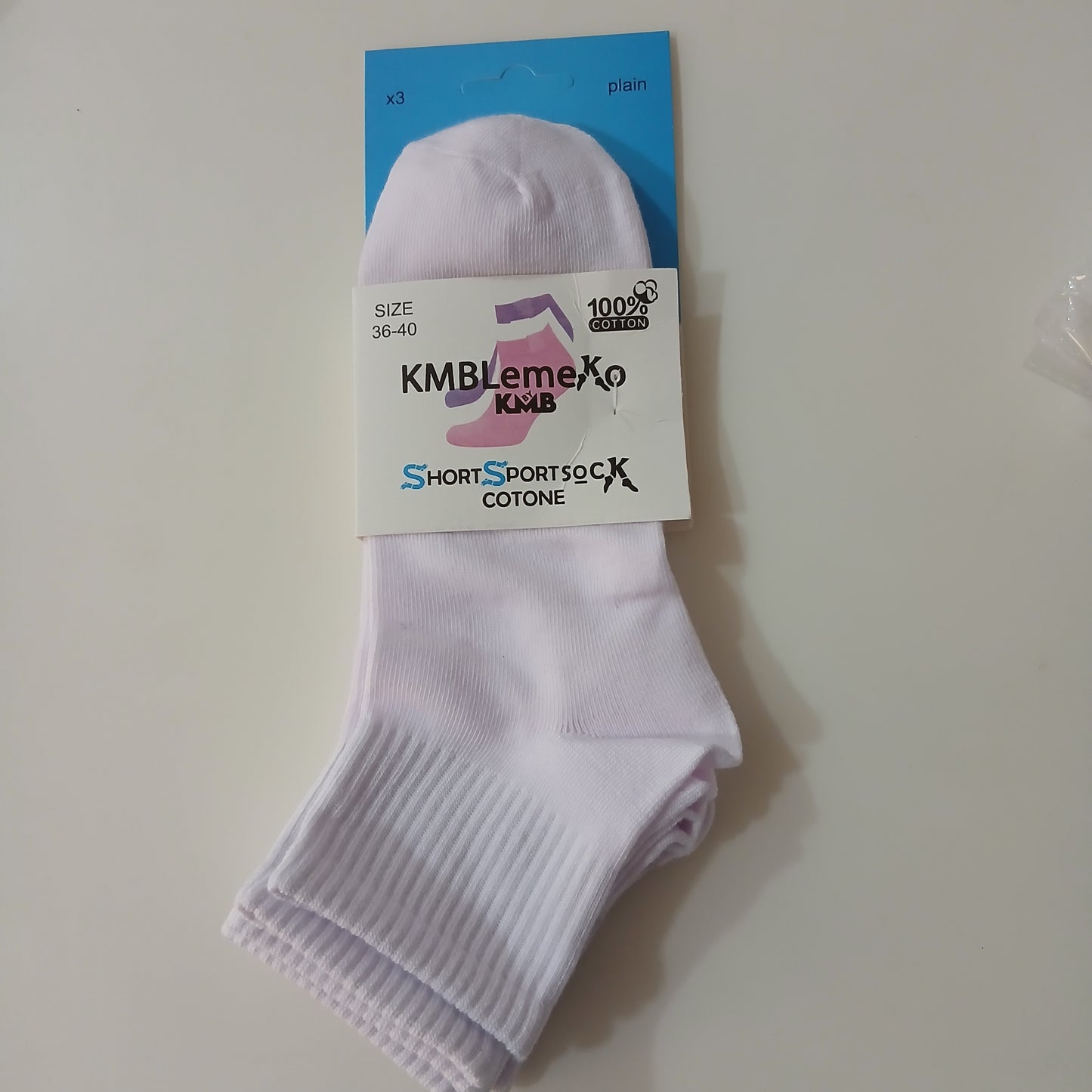 socks  Size 24-44 3 Pairs Set Cotton 100%