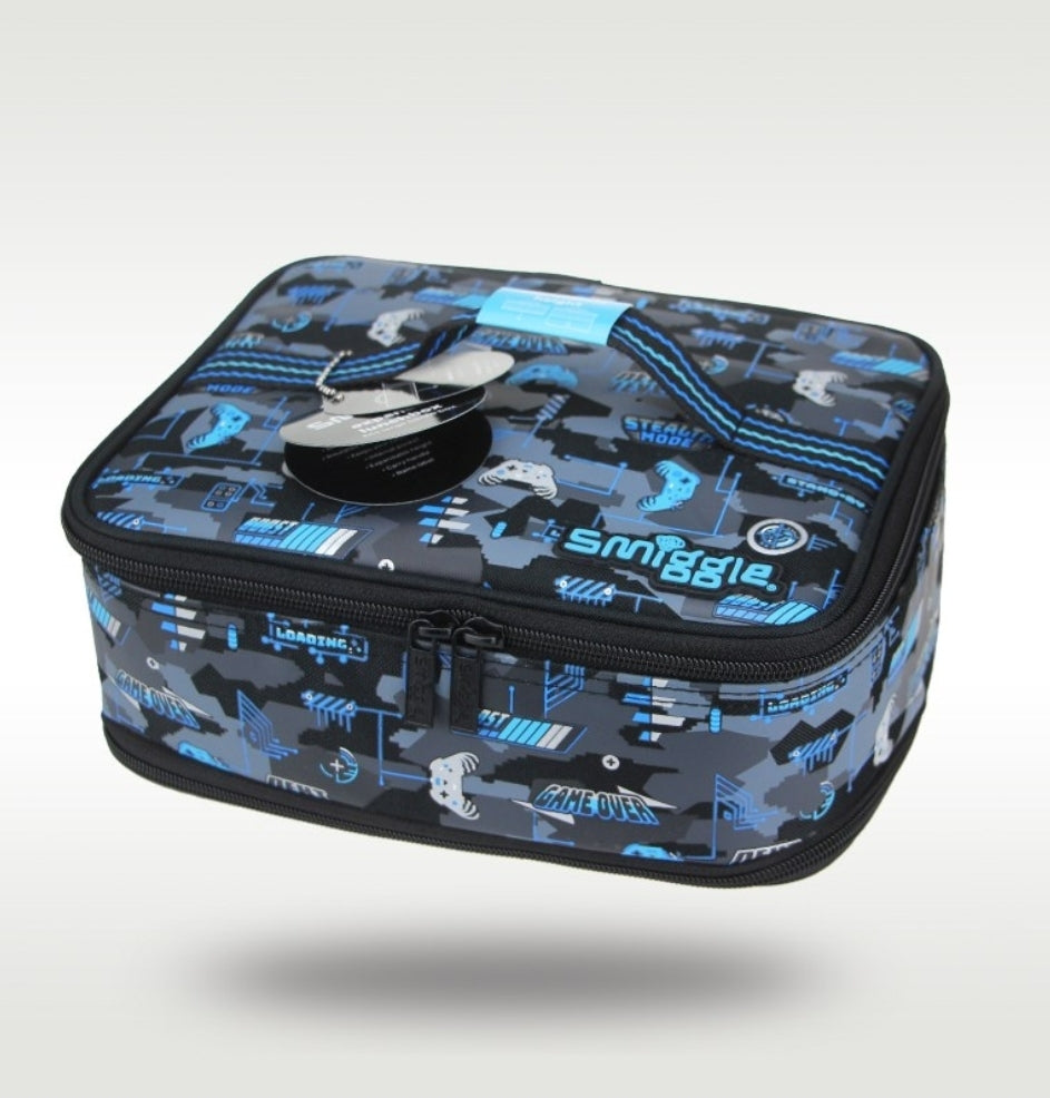 Smiggle expandable Lunch Bag Game Design 28×18×11cm