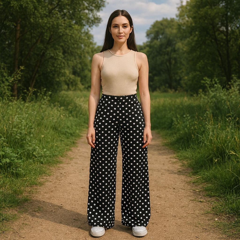 Wide Leg Pant Size:L