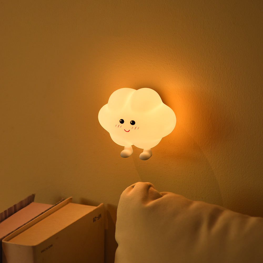 Usb Rechargeable Mini Led Night Light Silicone Touch