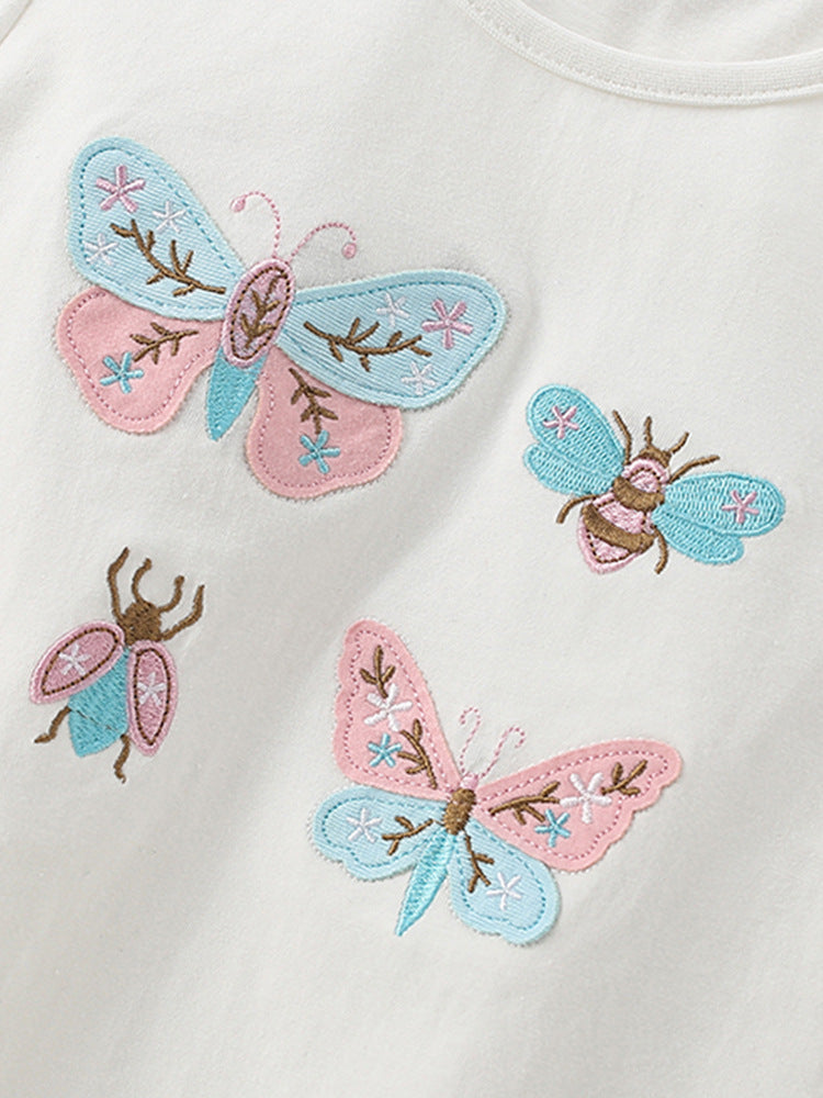 Girls Cotton Butterfly – Soft Summer Outfit (3–10Y)