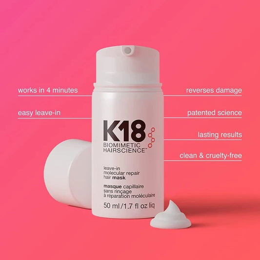 K18 Peptide - Leave in Molecular Repair Hair Mask at Home 50 ml