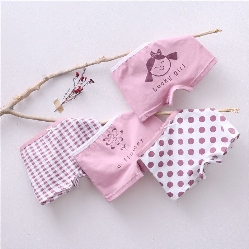 Girls Cotton Underwear 2–12Y – Pink Dots | Build Your Own Set