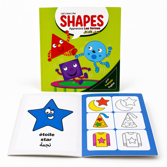 Let's Learn The Shapes Activity Book | Soft Cover | 2+