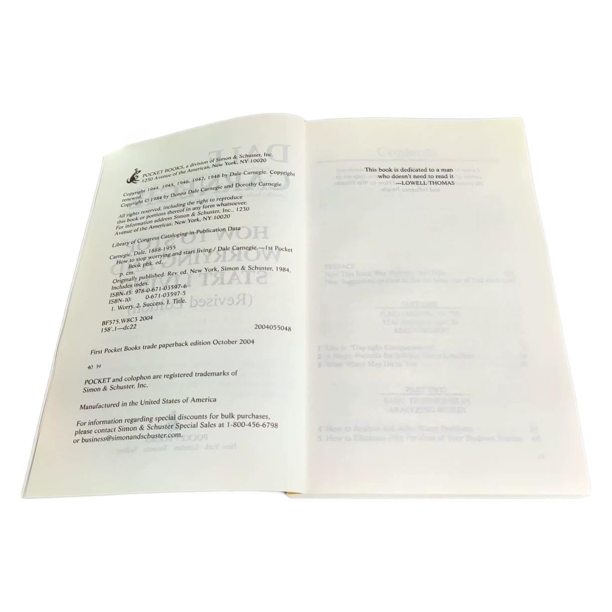 How To Stop Worrying And Start Living Book By Dale Carnegie