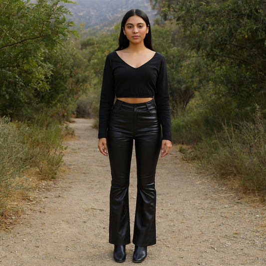Leather Pant Brand:prettyLittleThing S-M