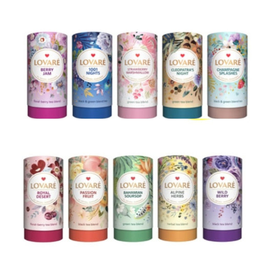 Tea In Tube Lovare Many Flavors 80gr