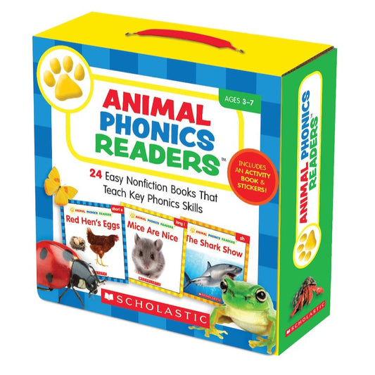 Animal Phonics Readers | 24 Books + CD | 5+
