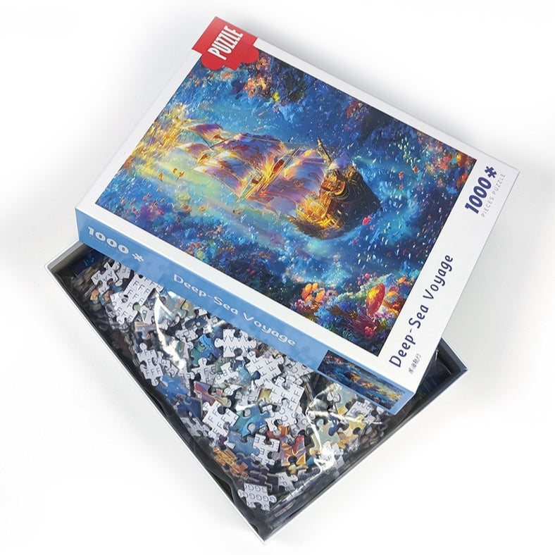 1000-Piece Jigsaw Puzzle Collection – Artistic & Scenic Designs