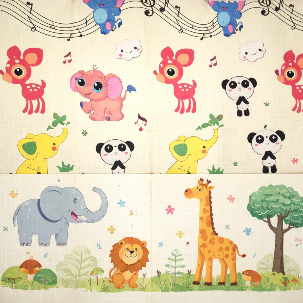 Soft Double-Sided Design Foam Play Baby Mat | 200x180x1cm | Age 0+