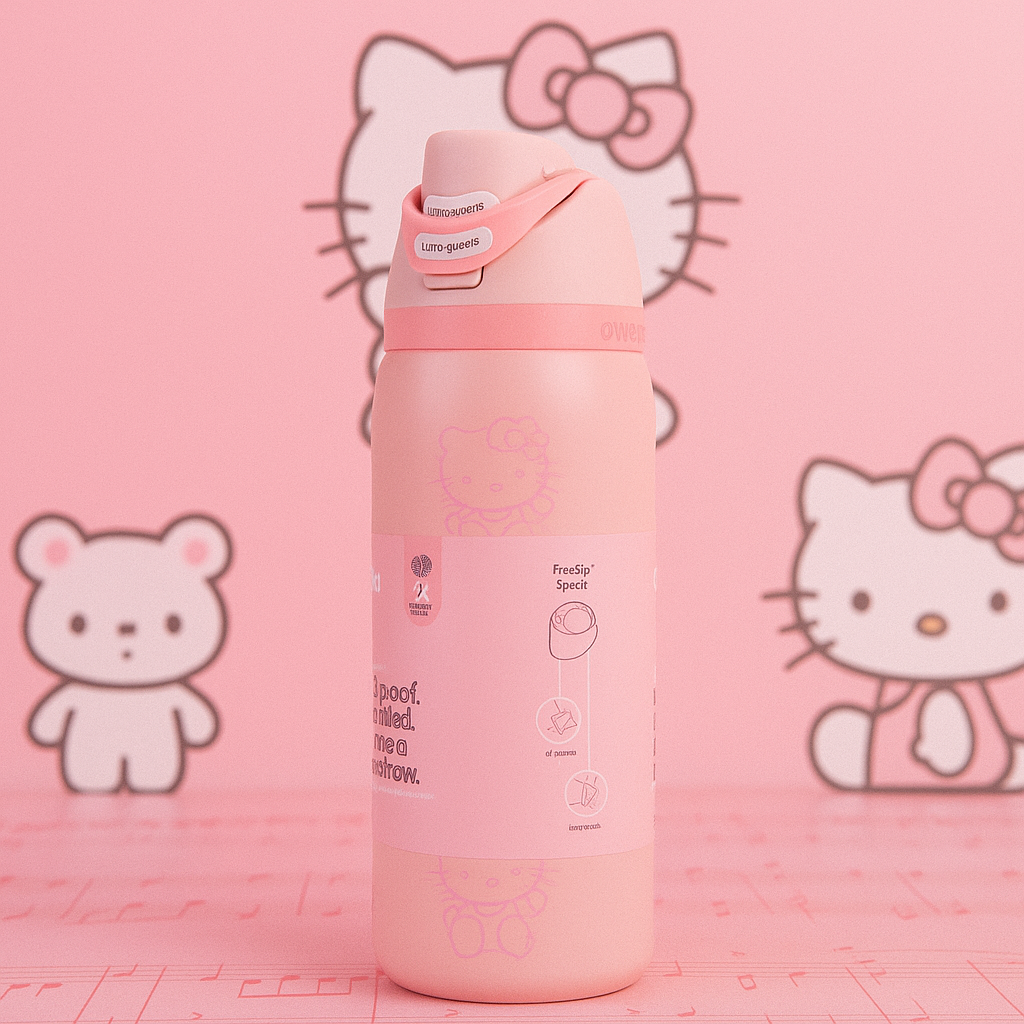 Owala Bottle Stainless Steel Free Sip Leak-proof Hello Kitty 950ml