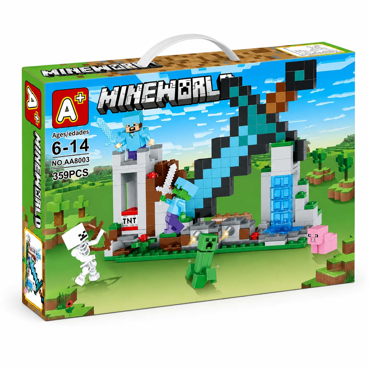 Minecraft Diamond Sword Adventure Building Blocks Set – 359 Pieces