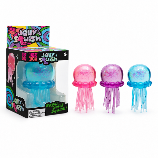 NeeDoh Squishy Jellyfish Sensory Toy – 3 colors | 3+